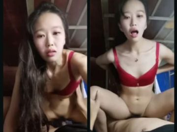 Bạn gái xinh dâm cưỡi ngựa trên gác trọ